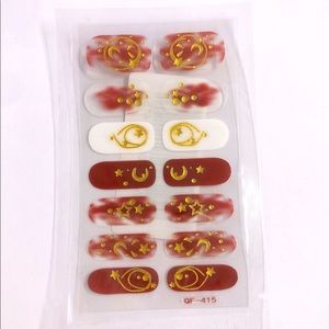 red-sky- korean-style nail wrap